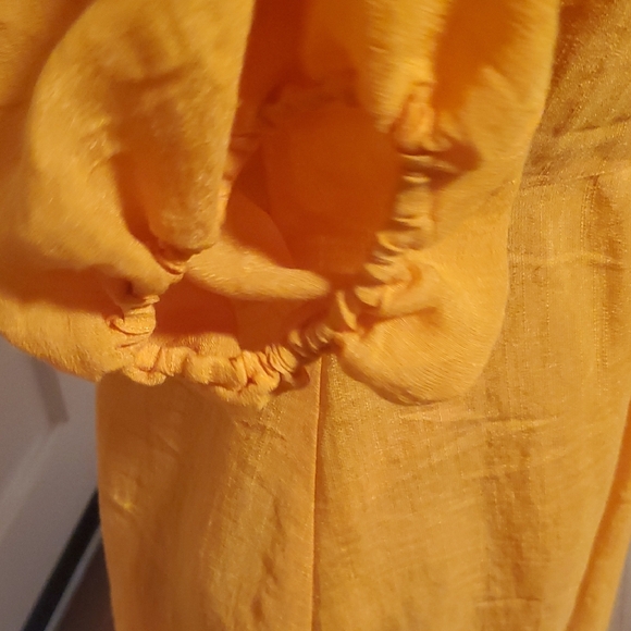 Moulinette Soeurs Vibrant Yellowosh Orange Mini Dress - Picture 7 of 12